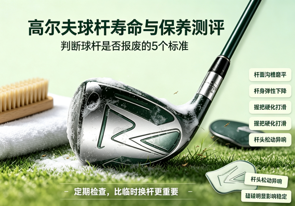 球杆保养&寿命测评！你的球杆什么时候该换？90%人都换晚了